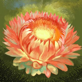 Arte digital titulada "Flower - always ali…" por Pedro Sá, Obra de arte original, Trabajo Digital 2D