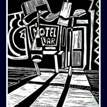 Artcraft titled "El Bar" by Pedro De La Montaña, Original Artwork