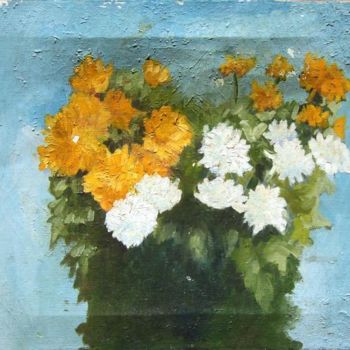 Painting titled "flower-1954.jpg" by Pedro De La Montaña, Original Artwork