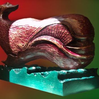 "Ballena en fuscia" başlıklı Tablo Pedro Alberto Galindo Chagín tarafından, Orijinal sanat