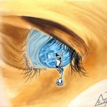 Pintura intitulada "Olhos D'água" por Pedro Ribeiro, Obras de arte originais