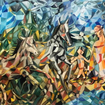 "bosque" başlıklı Tablo Pedro Tchen tarafından, Orijinal sanat, Petrol