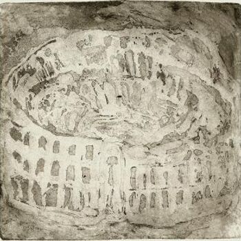 「colosseum, rome」というタイトルの絵画 Burgeik Peeterによって, オリジナルのアートワーク, オイル