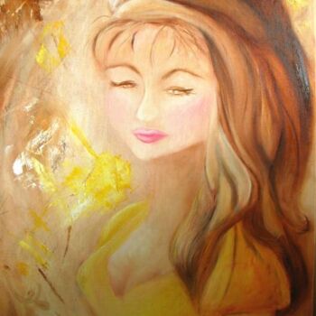 Painting titled "Luise" by Peggy Hamfler, Original Artwork