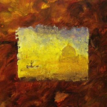 Painting titled "SONGE D'ORIENT" by Muryel Tomme, Original Artwork