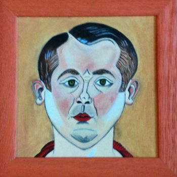 绘画 标题为“Portrait de Miro” 由Michèle Monnet, 原创艺术品