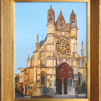 Painting titled "253-nd-de-vernon.jpg" by Bernard Ledoyen, Original Artwork, Oil