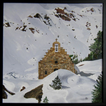 「257-n-d-des-neiges.…」というタイトルの絵画 Bernard Ledoyenによって, オリジナルのアートワーク, オイル