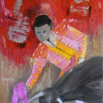 Painting titled "Matador" by Sabine Vuk, Original Artwork, Oil
