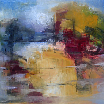 Pittura intitolato "paysage3.jpg" da Maxemile, Opera d'arte originale, Olio