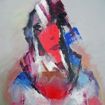 Painting titled "bleu-blanc-rouge.jpg" by Maxemile, Original Artwork, Oil