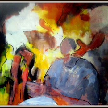 Pittura intitolato "hallucination.jpg" da Maxemile, Opera d'arte originale, Olio