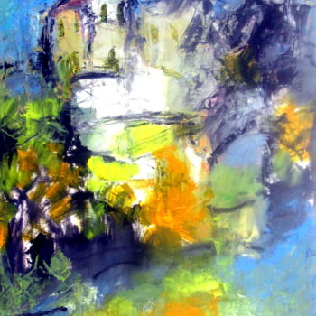 Painting titled "paysage-3.jpg" by Maxemile, Original Artwork, Oil