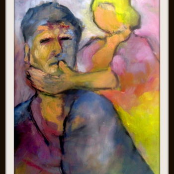 Pintura titulada "tristesse-et-tendre…" por Maxemile, Obra de arte original, Oleo