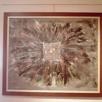 Painting titled "plumes" by Gouail, Original Artwork