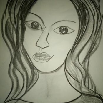 Drawing titled "Innocence" by Vanessa Sauvage, Original Artwork