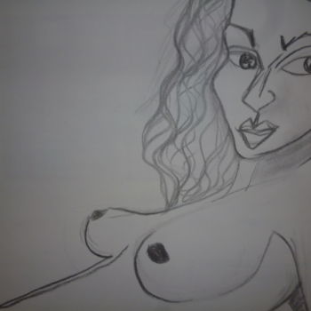 Drawing titled "Marie" by Vanessa Sauvage, Original Artwork