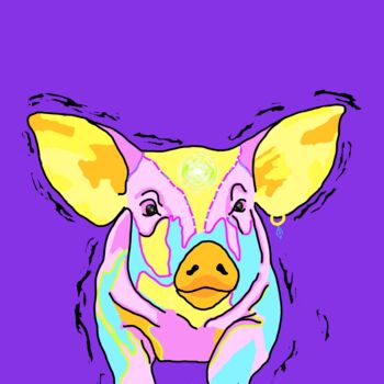 "Pig" başlıklı Dijital Sanat Pelin Gürses tarafından, Orijinal sanat, 2D Dijital Çalışma