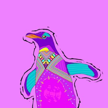 "Pinguin" başlıklı Dijital Sanat Pelin Gürses tarafından, Orijinal sanat, 2D Dijital Çalışma