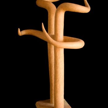 Escultura titulada "Cruce de caminos" por A Pemán, Obra de arte original, Cerámica