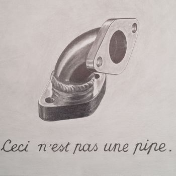 Drawing titled "Pipe d'admission" by Moa Dessins, Original Artwork