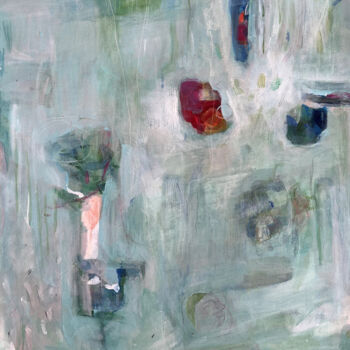 Картина под названием "Holding" - Penelope Van Hoorn, Подлинное произведение искусства, Акрил Установлен на Деревянная рама…