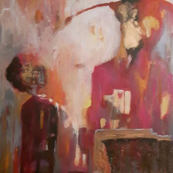 Malerei mit dem Titel "Hommage au Philosop…" von Penny G Peckmann, Original-Kunstwerk, Acryl