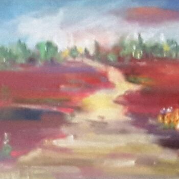 Painting titled "Chemin faisant" by Penny G Peckmann, Original Artwork, Pastel