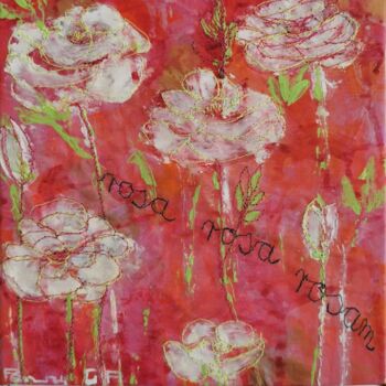 Malerei mit dem Titel "Rosa..." von Penny G Peckmann, Original-Kunstwerk, Acryl