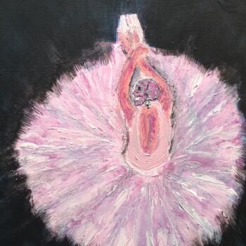 Картина под названием "Skull Ballerina 3" - Pepe Villan, Подлинное произведение искусства, Акрил