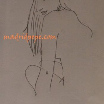 Disegno intitolato "Figura- grafito- Fi…" da Pepe Madrid, Opera d'arte originale