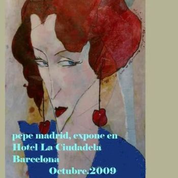 Pintura intitulada "¿Dime, vendrás conm…" por Pepe Madrid, Obras de arte originais