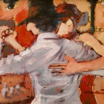 Pittura intitolato "Tango I" da Pepe Madrid, Opera d'arte originale