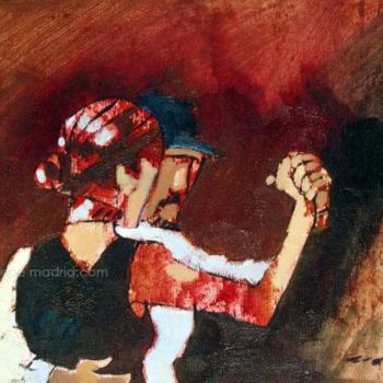 Ζωγραφική με τίτλο "Tango III" από Pepe Madrid, Αυθεντικά έργα τέχνης