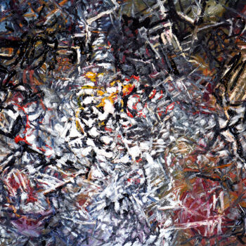 Painting titled "ABTRACT COMPOSITION…" by Peppeluciani, Original Artwork, Oil