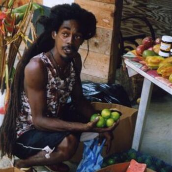 Photographie intitulée "Didier rasta à Bois…" par Pepsanegwada, Œuvre d'art originale