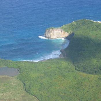 Photographie intitulée "falaises Anse-Bertr…" par Pepsanegwada, Œuvre d'art originale