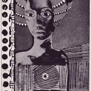 「Portrait Of Nova」というタイトルの製版 Percy Martinによって, オリジナルのアートワーク, エッチング