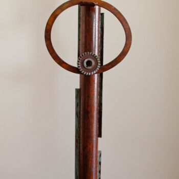 Escultura titulada "Corriola, reloj" por Pere Marti, Obra de arte original, Metales