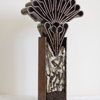 Escultura titulada "arrels, raices, rac…" por Pere Marti, Obra de arte original, Metales