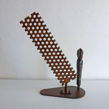 Escultura intitulada "Taladrat fourmiliere" por Pere Marti, Obras de arte originais, Moldagem