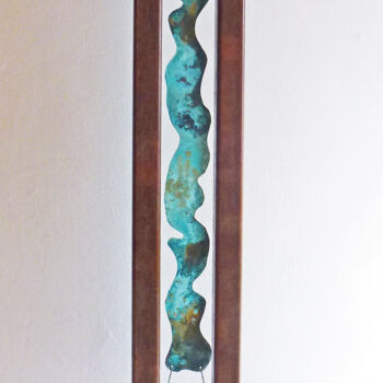 Скульптура под названием "Serpiente serpent" - Pere Marti, Подлинное произведение искусства, Металлы