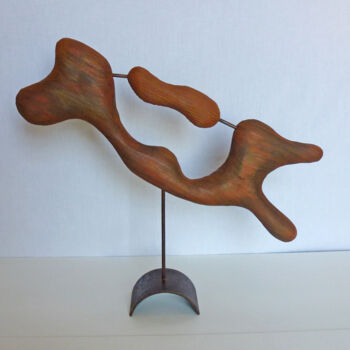 Скульптура под названием "Os Hueso" - Pere Marti, Подлинное произведение искусства, Дерево
