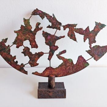Escultura titulada "Islas Illes Ile" por Pere Marti, Obra de arte original, Metales