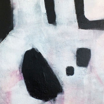 Peinture intitulée "Black & White Harmo…" par Vanja Marojevic, Œuvre d'art originale, Acrylique