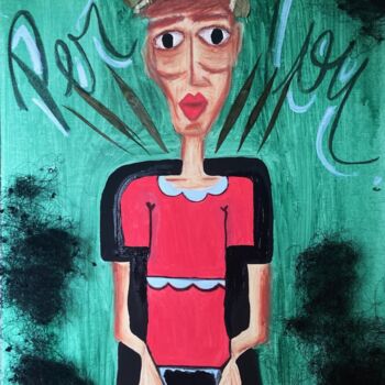Schilderij getiteld "Billy" door Perlou, Origineel Kunstwerk, Acryl