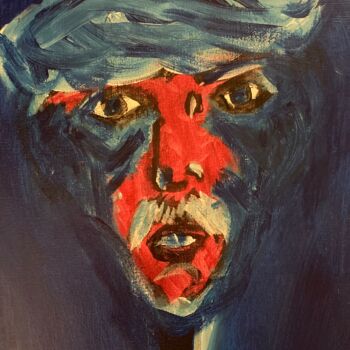 Painting titled "Andrew" by Perlou, Original Artwork, Acrylic