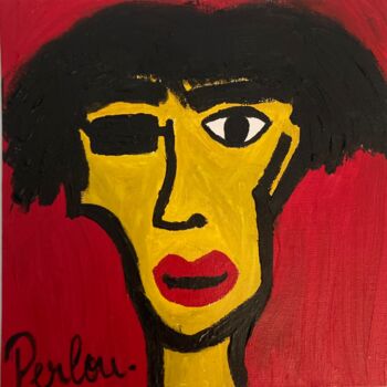 Painting titled "Fancy" by Perlou, Original Artwork, Acrylic
