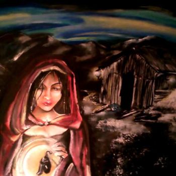Painting titled "story of light" by Dora, Original Artwork