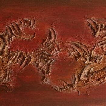 Pintura intitulada "Dragons" por Gilles Perréal, Obras de arte originais, Óleo